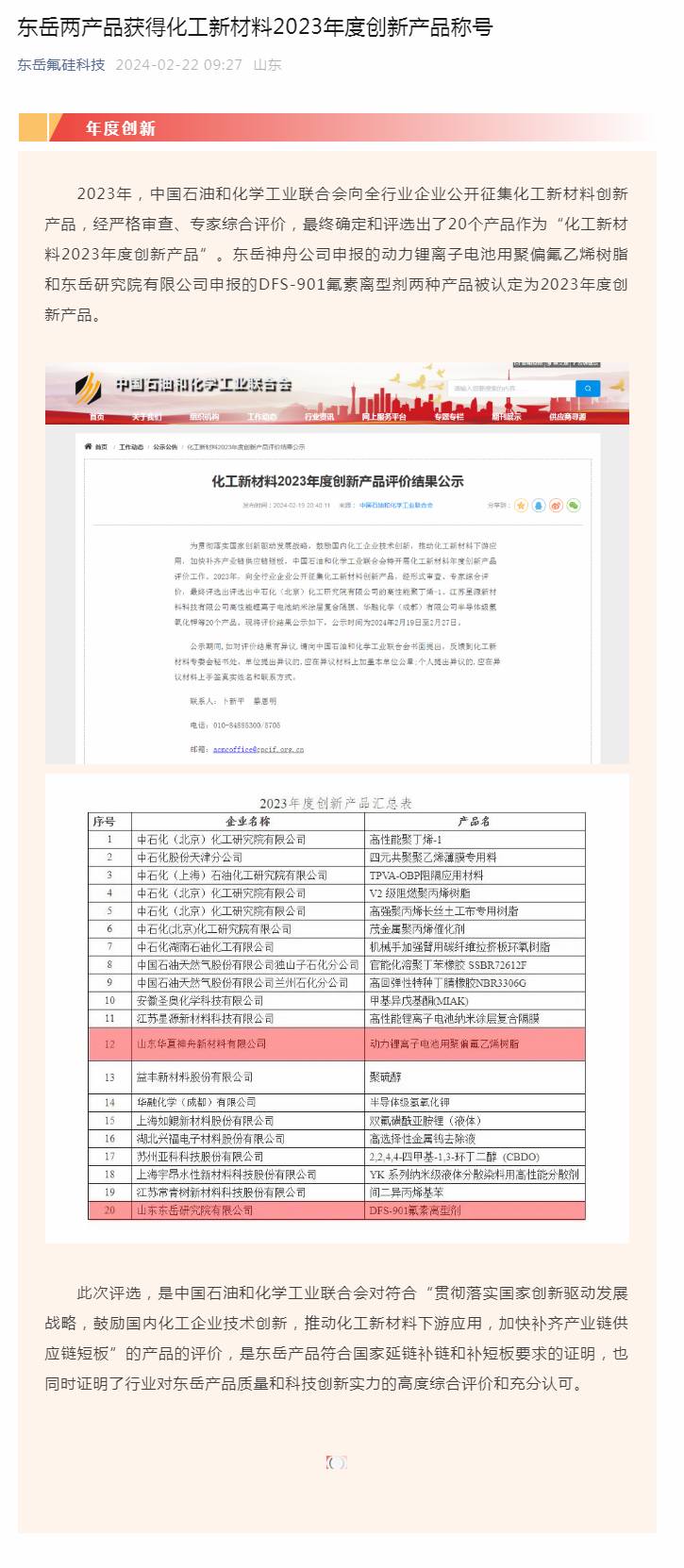 微扑克WePoker两产品获得化工新材料2023年度创新产品称号.jpg